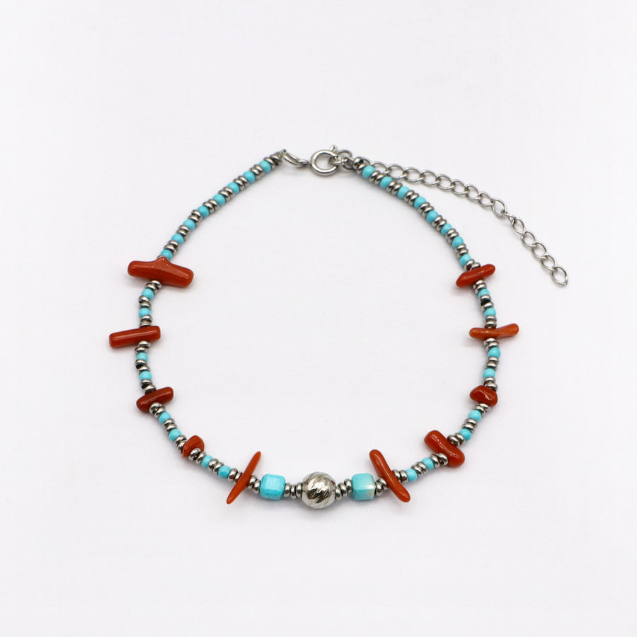Natural Stone Zang Nationality Style Bracelet [B197]