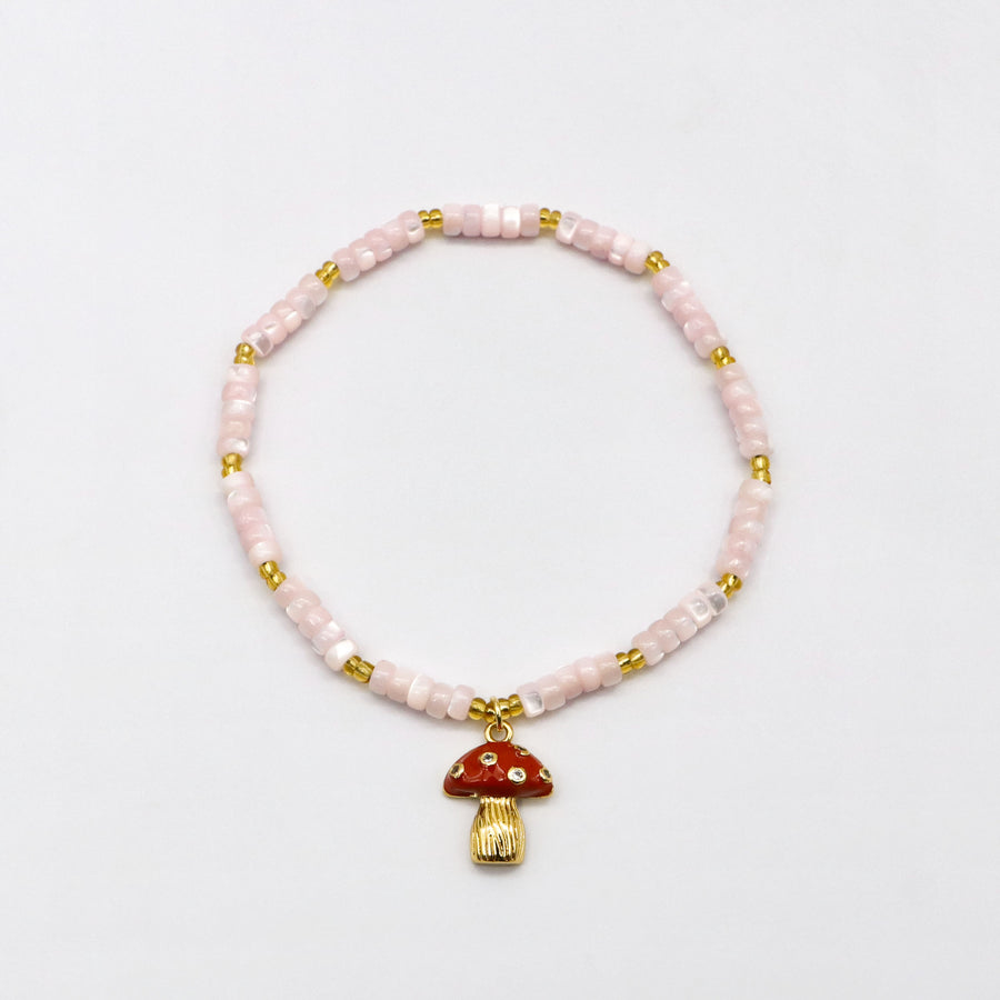 Pink Colour Dreamy Girl Combination Bracelet [B200]
