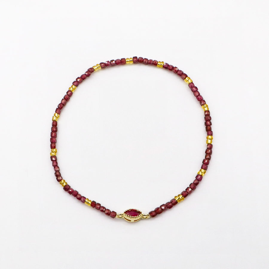 Minimalist Pink Stone  Bracelet [B206]