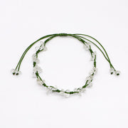Trendy Fresh Forest Green Stone Bracelet [B224]
