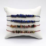 Turquoise and Lapis Labradorite Chips Bracelet [B228]