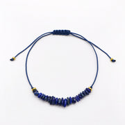 Turquoise and Lapis Labradorite Chips Bracelet [B228]