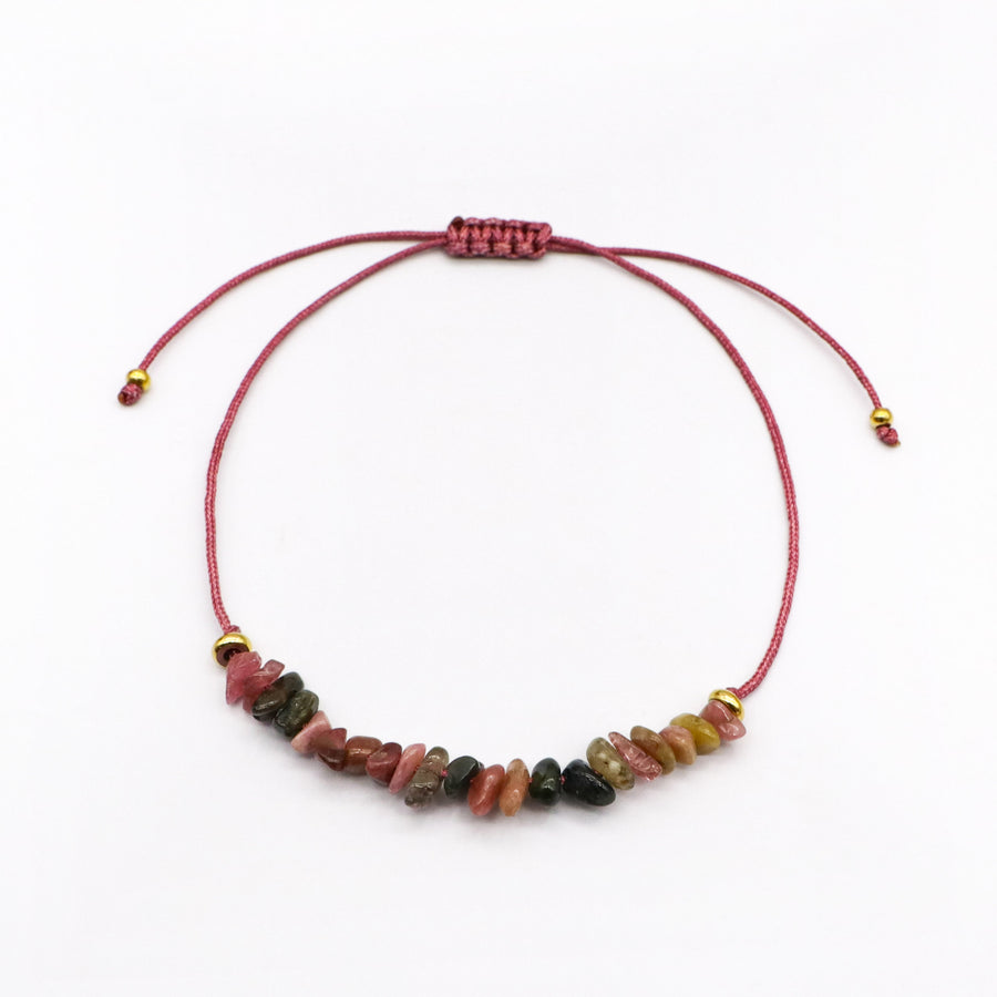 Turquoise and Lapis Labradorite Chips Bracelet [B228]
