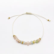 Turquoise and Lapis Labradorite Chips Bracelet [B228]