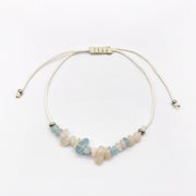 Turquoise and Lapis Labradorite Chips Bracelet [B228]