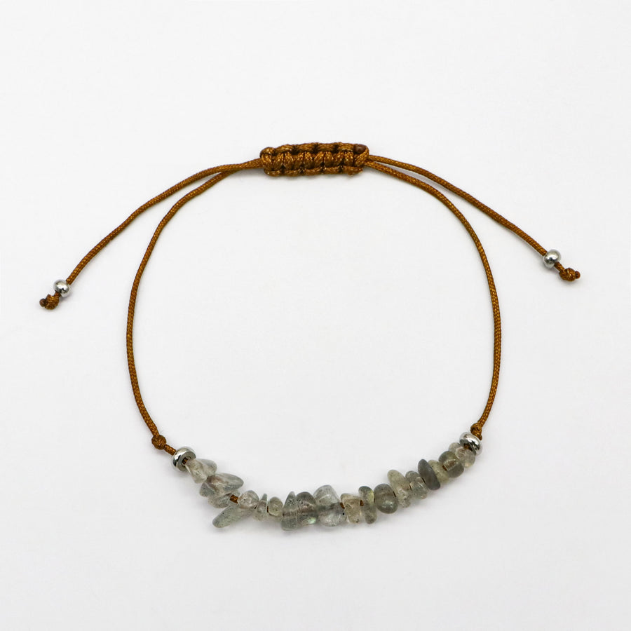 Turquoise and Lapis Labradorite Chips Bracelet [B228]