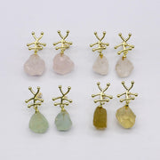 New Classic Original Irregular Natural Stone Earring