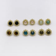 Exquisite Present Fashion Drop Shape Natural Stone Earring