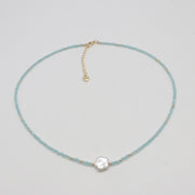 Nice Classic Sweety Pearl Pendant Choker