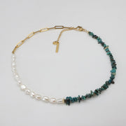 Nice Natural Beads Special collision Design Choker