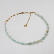 Nice Natural Beads Special collision Design Choker