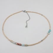 Nice Simple Natural Stone Beads Necklace