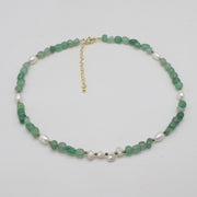 Nice Irregular Stone Beads Necklace