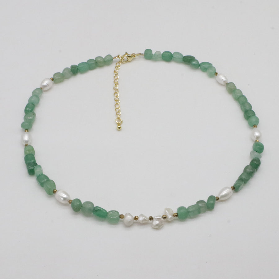 Nice Irregular Stone Beads Necklace