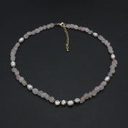 Nice Irregular Stone Beads Necklace