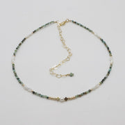 Nice Simple Style of 3mm Small Natural Stone beads Necklace