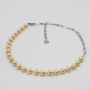 Nice Shell Pearl Beads Inverse Style Design Choker