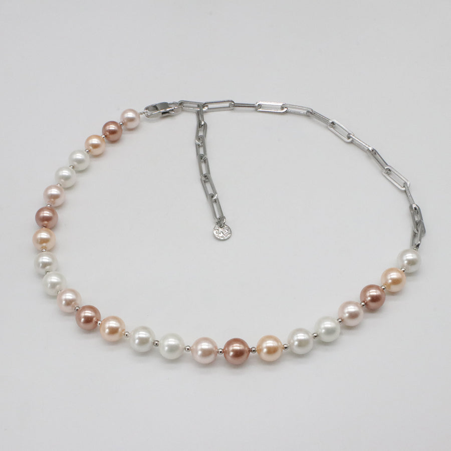 Nice Shell Pearl Beads Inverse Style Design Choker