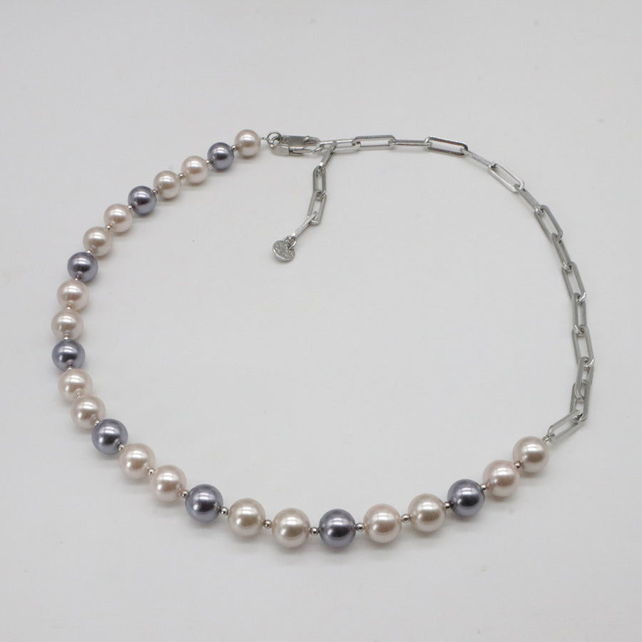 Nice Shell Pearl Beads Inverse Style Design Choker