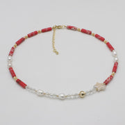 Nice Baluoke Fresh Water Pearl With Imperial Stone Choker