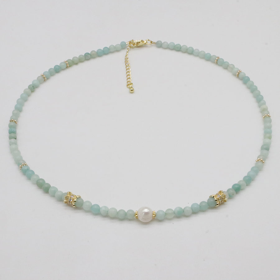 Nice Colourful China Jade Beads Necklace