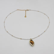 Nice Small Natural Stone Beads Necklace