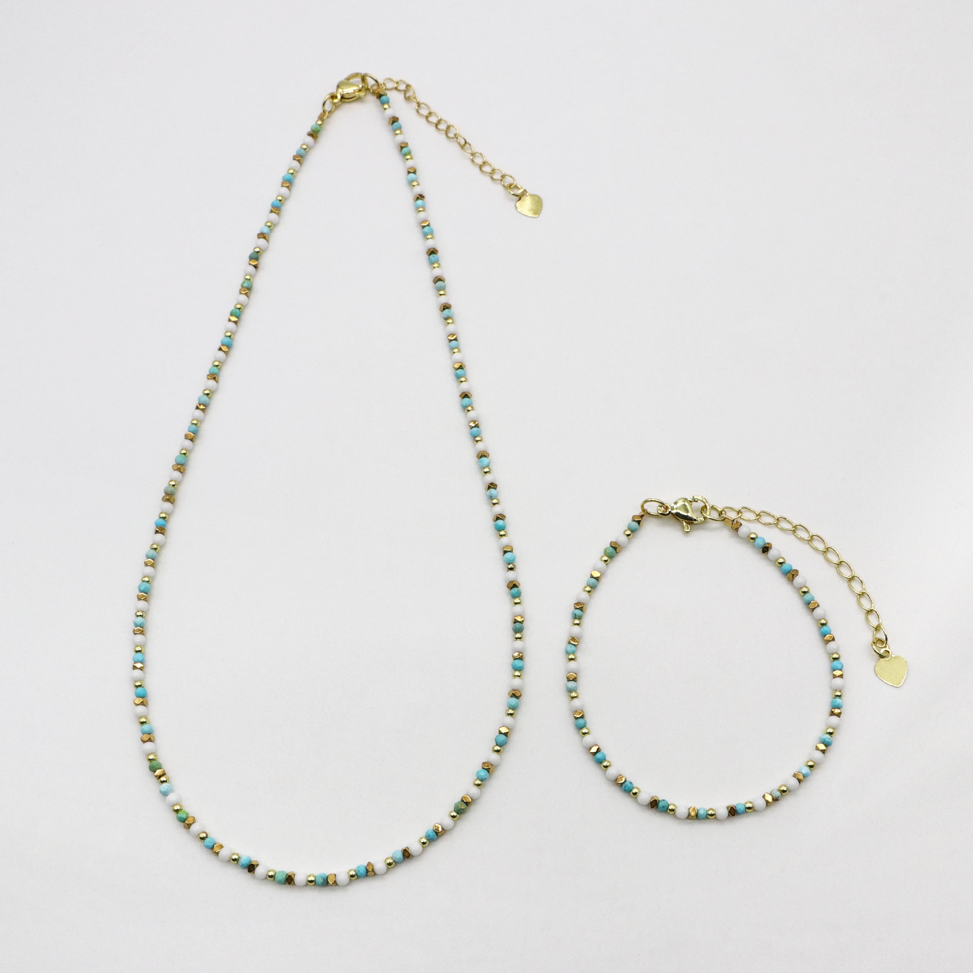 Nice Spring Summer Seazon Style Necklace & Bracelet Set