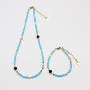 Nice Fantastic Style Beads Necklace & Bracelet Set