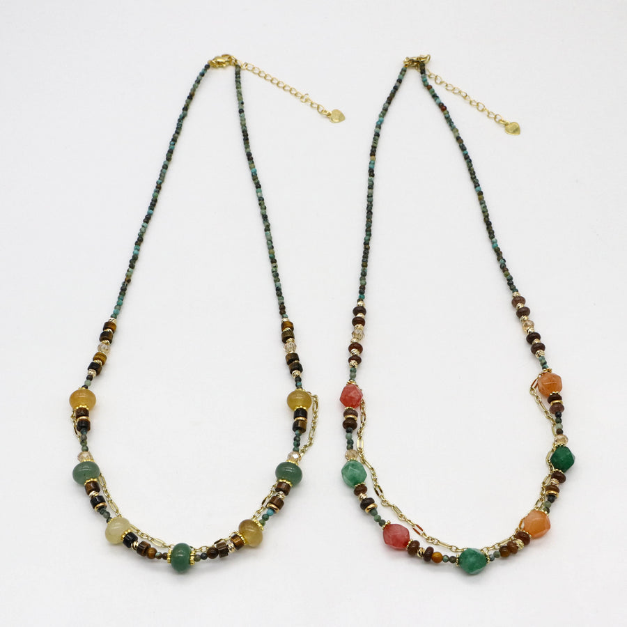 2 mm Turquoise Luxury Style Necklace