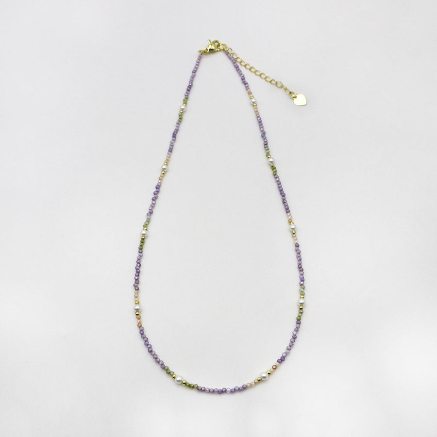 Refreshing Style 2mm Zircon Necklace