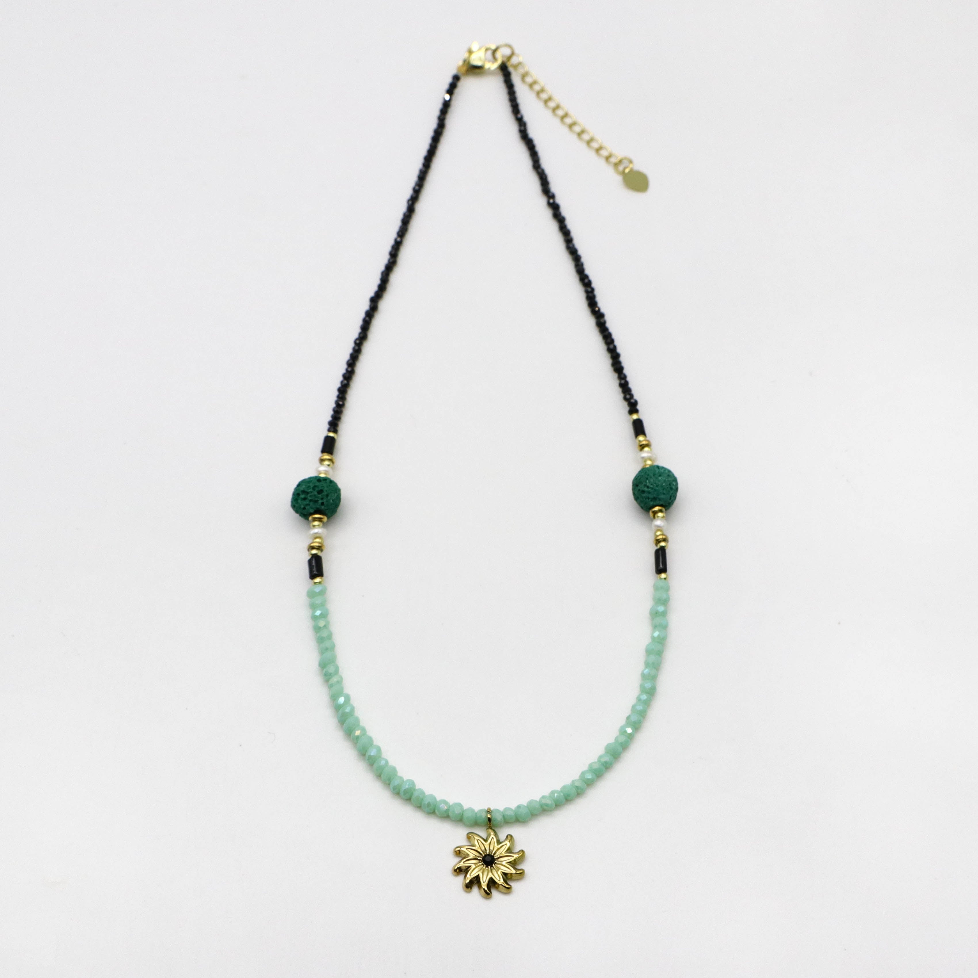 Nice 2mm Black Spinel Necklace Kids Style