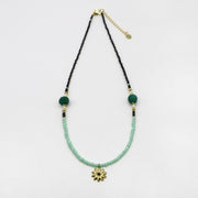 Nice 2mm Black Spinel Necklace Kids Style