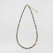 Retro Style 2mm Turquoise Necklace