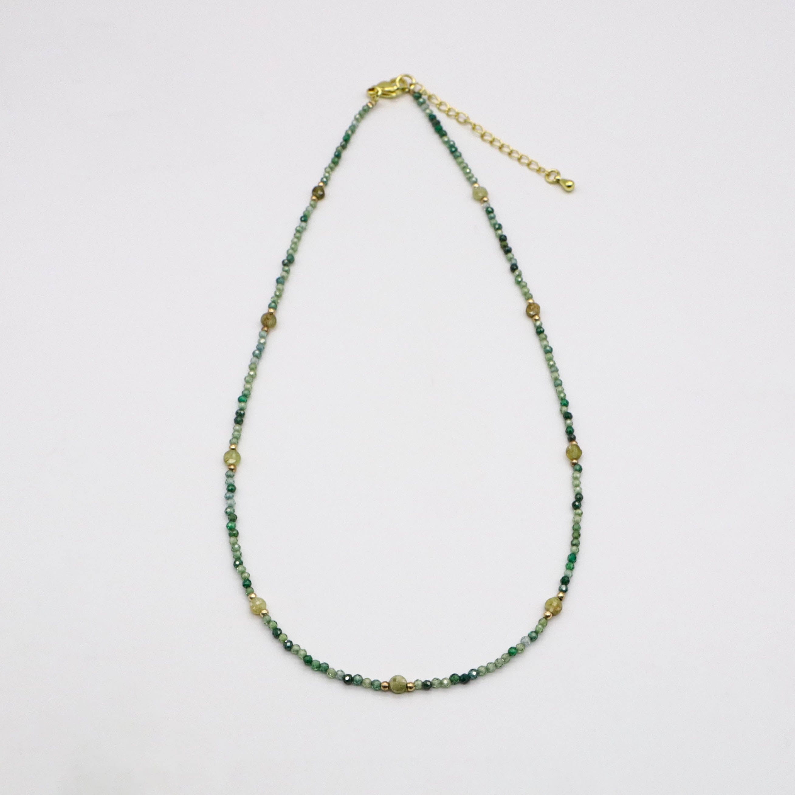Dainty Style Green Garnet The Forest Spirit Necklace