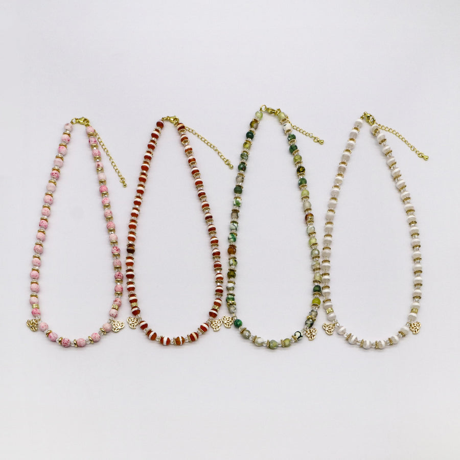 Bohemian Style Agate Necklace