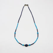 Distinctive 2mm Lapis Necklace