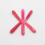 Natural Stone Hexagon Prism Loose Beads
