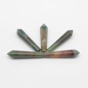 Natural Stone Hexagon Prism Loose Beads