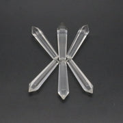 Natural Stone Hexagon Prism Loose Beads