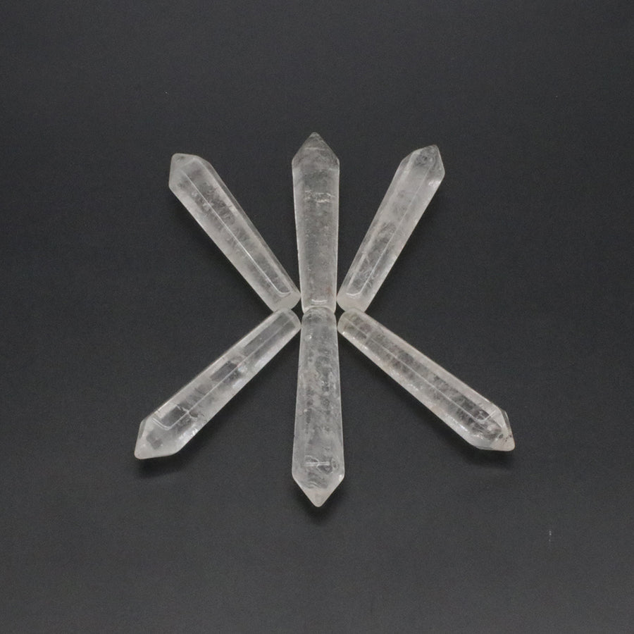 Natural Stone Hexagon Prism Loose Beads