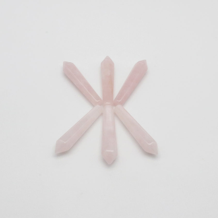Natural Stone Hexagon Prism Loose Beads