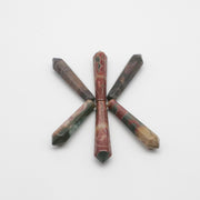 Natural Stone Hexagon Prism Loose Beads