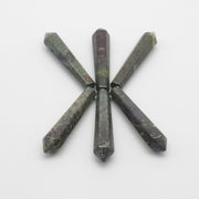 Natural Stone Hexagon Prism Loose Beads