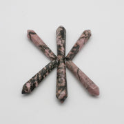 Natural Stone Hexagon Prism Loose Beads