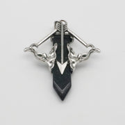 Natural Stone Cupid's Arrow Jewelry Pendant