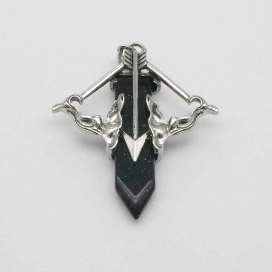 Natural Stone Cupid's Arrow Jewelry Pendant