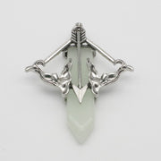 Natural Stone Cupid's Arrow Jewelry Pendant