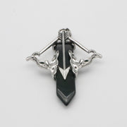 Natural Stone Cupid's Arrow Jewelry Pendant