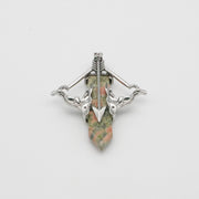 Natural Stone Cupid's Arrow Jewelry Pendant
