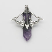 Natural Stone Cupid's Arrow Jewelry Pendant